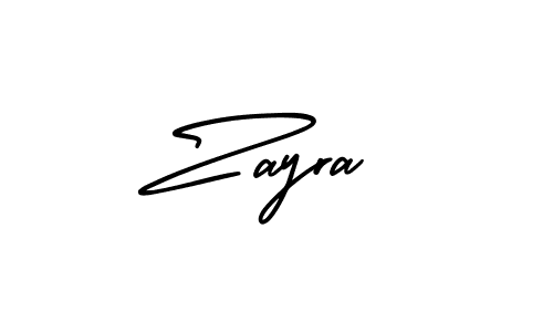 Create a beautiful signature design for name Zayra. With this signature (AmerikaSignatureDemo-Regular) fonts, you can make a handwritten signature for free. Zayra signature style 3 images and pictures png