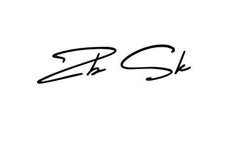 Make a beautiful signature design for name Zb Sk. Use this online signature maker to create a handwritten signature for free. Zb Sk signature style 3 images and pictures png