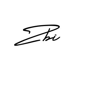 Zbi stylish signature style. Best Handwritten Sign (AmerikaSignatureDemo-Regular) for my name. Handwritten Signature Collection Ideas for my name Zbi. Zbi signature style 3 images and pictures png