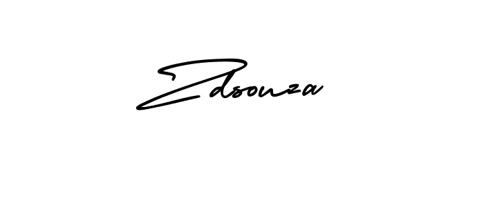 Zdsouza stylish signature style. Best Handwritten Sign (AmerikaSignatureDemo-Regular) for my name. Handwritten Signature Collection Ideas for my name Zdsouza. Zdsouza signature style 3 images and pictures png