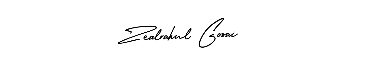 Also we have Zealrahul Gosai name is the best signature style. Create professional handwritten signature collection using AmerikaSignatureDemo-Regular autograph style. Zealrahul Gosai signature style 3 images and pictures png