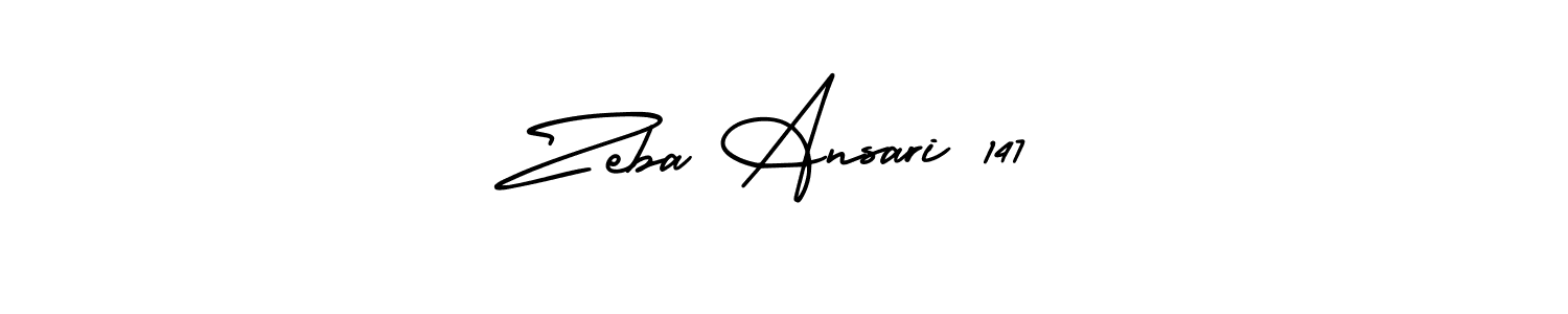 You can use this online signature creator to create a handwritten signature for the name Zeba Ansari 147. This is the best online autograph maker. Zeba Ansari 147 signature style 3 images and pictures png