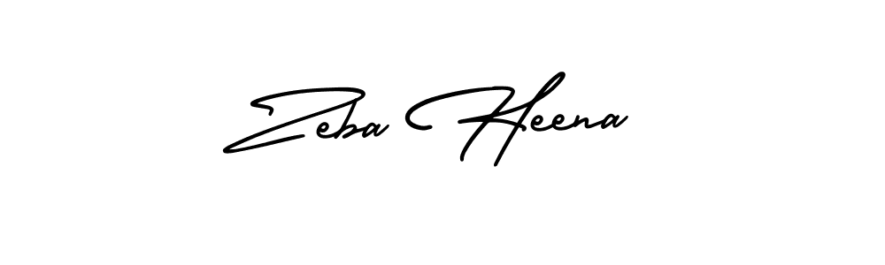 How to Draw Zeba Heena signature style? AmerikaSignatureDemo-Regular is a latest design signature styles for name Zeba Heena. Zeba Heena signature style 3 images and pictures png