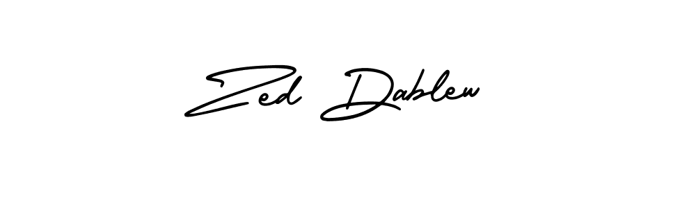 Similarly AmerikaSignatureDemo-Regular is the best handwritten signature design. Signature creator online .You can use it as an online autograph creator for name Zed Dablew. Zed Dablew signature style 3 images and pictures png