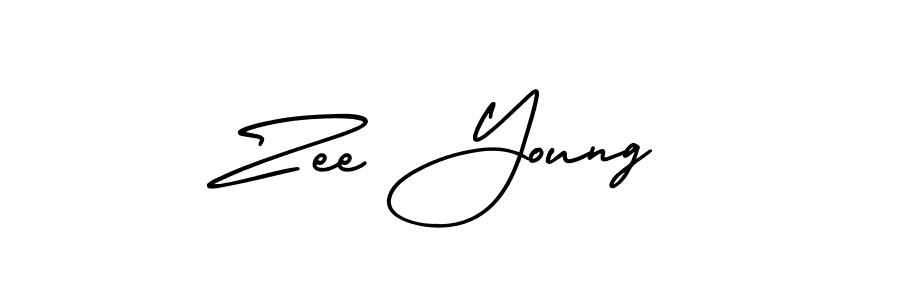 Best and Professional Signature Style for Zee Young. AmerikaSignatureDemo-Regular Best Signature Style Collection. Zee Young signature style 3 images and pictures png