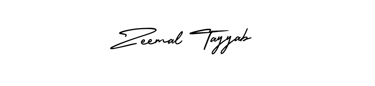 Make a short Zeemal Tayyab signature style. Manage your documents anywhere anytime using AmerikaSignatureDemo-Regular. Create and add eSignatures, submit forms, share and send files easily. Zeemal Tayyab signature style 3 images and pictures png