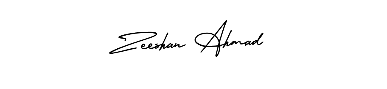 How to Draw Zeeshan Ahmad signature style? AmerikaSignatureDemo-Regular is a latest design signature styles for name Zeeshan Ahmad. Zeeshan Ahmad signature style 3 images and pictures png