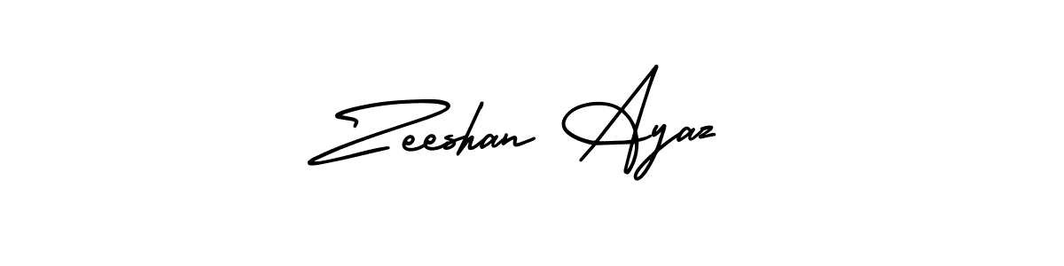 Also You can easily find your signature by using the search form. We will create Zeeshan Ayaz name handwritten signature images for you free of cost using AmerikaSignatureDemo-Regular sign style. Zeeshan Ayaz signature style 3 images and pictures png