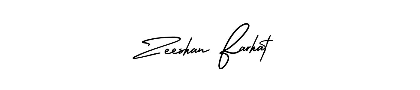 You can use this online signature creator to create a handwritten signature for the name Zeeshan Farhat. This is the best online autograph maker. Zeeshan Farhat signature style 3 images and pictures png