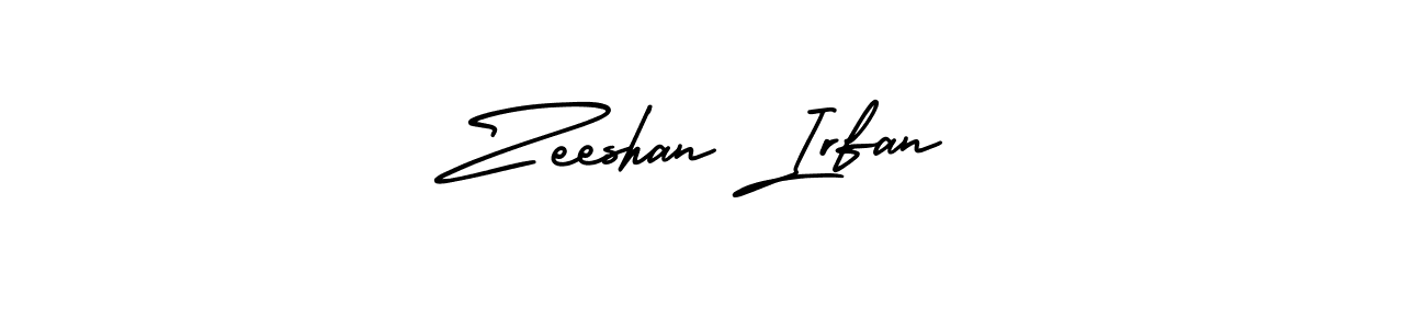 How to make Zeeshan Irfan signature? AmerikaSignatureDemo-Regular is a professional autograph style. Create handwritten signature for Zeeshan Irfan name. Zeeshan Irfan signature style 3 images and pictures png