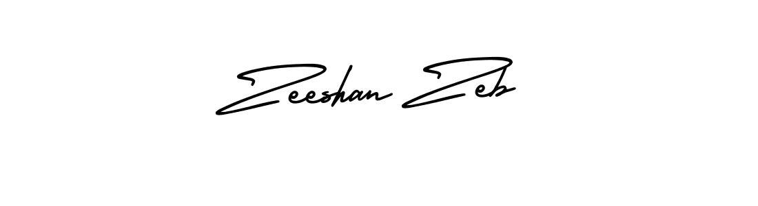 How to make Zeeshan Zeb signature? AmerikaSignatureDemo-Regular is a professional autograph style. Create handwritten signature for Zeeshan Zeb name. Zeeshan Zeb signature style 3 images and pictures png