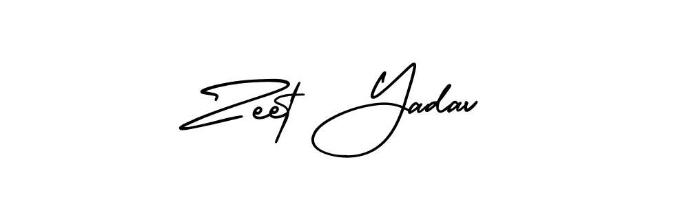 Also we have Zeet Yadav name is the best signature style. Create professional handwritten signature collection using AmerikaSignatureDemo-Regular autograph style. Zeet Yadav signature style 3 images and pictures png