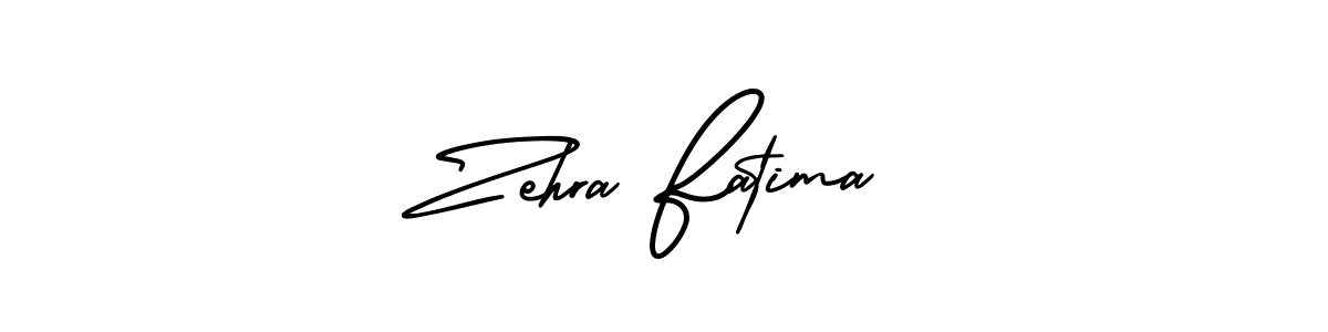 How to Draw Zehra Fatima signature style? AmerikaSignatureDemo-Regular is a latest design signature styles for name Zehra Fatima. Zehra Fatima signature style 3 images and pictures png