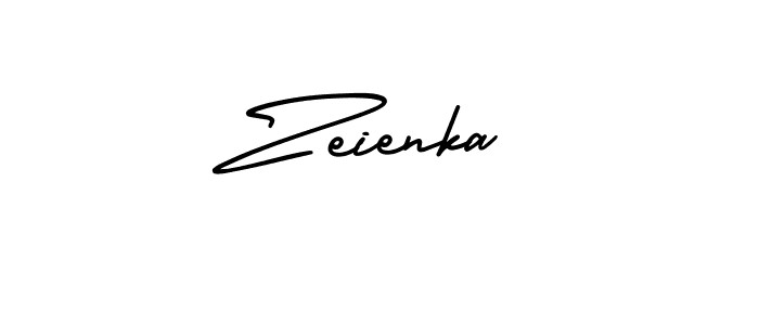 Design your own signature with our free online signature maker. With this signature software, you can create a handwritten (AmerikaSignatureDemo-Regular) signature for name Zeienka. Zeienka signature style 3 images and pictures png