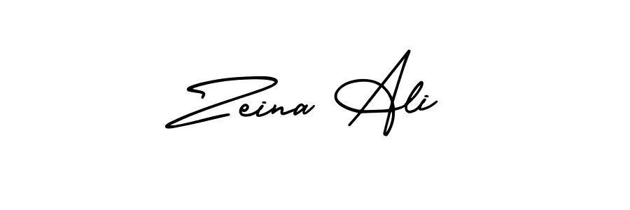 Best and Professional Signature Style for Zeina Ali. AmerikaSignatureDemo-Regular Best Signature Style Collection. Zeina Ali signature style 3 images and pictures png
