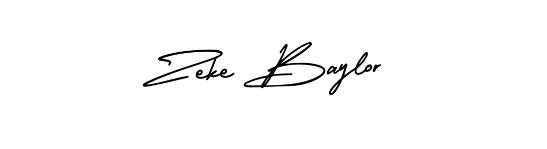 Best and Professional Signature Style for Zeke Baylor. AmerikaSignatureDemo-Regular Best Signature Style Collection. Zeke Baylor signature style 3 images and pictures png