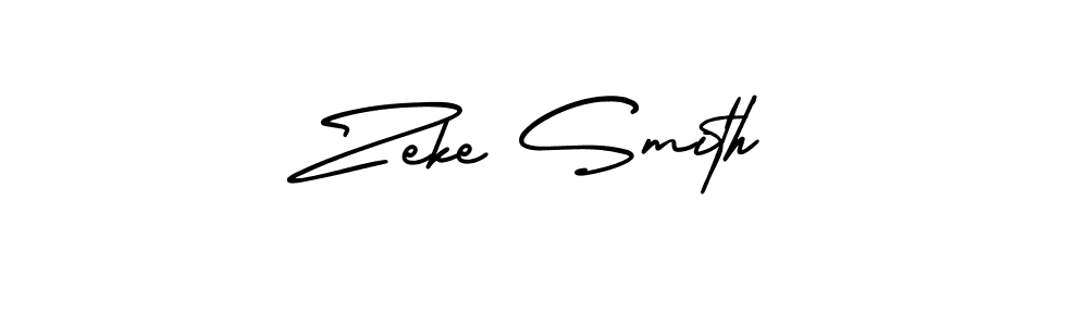 The best way (AmerikaSignatureDemo-Regular) to make a short signature is to pick only two or three words in your name. The name Zeke Smith include a total of six letters. For converting this name. Zeke Smith signature style 3 images and pictures png