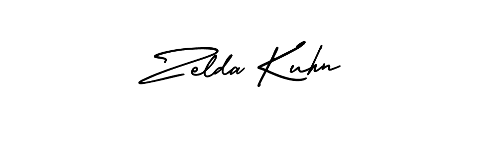 Use a signature maker to create a handwritten signature online. With this signature software, you can design (AmerikaSignatureDemo-Regular) your own signature for name Zelda Kuhn. Zelda Kuhn signature style 3 images and pictures png