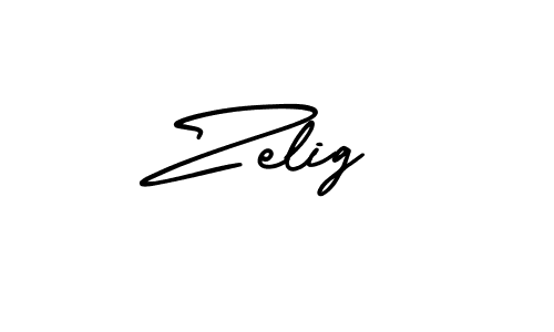 Use a signature maker to create a handwritten signature online. With this signature software, you can design (AmerikaSignatureDemo-Regular) your own signature for name Zelig. Zelig signature style 3 images and pictures png