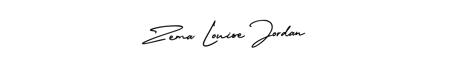 Similarly AmerikaSignatureDemo-Regular is the best handwritten signature design. Signature creator online .You can use it as an online autograph creator for name Zema Louise Jordan. Zema Louise Jordan signature style 3 images and pictures png