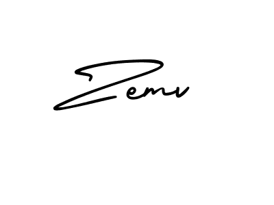 Use a signature maker to create a handwritten signature online. With this signature software, you can design (AmerikaSignatureDemo-Regular) your own signature for name Zemv. Zemv signature style 3 images and pictures png