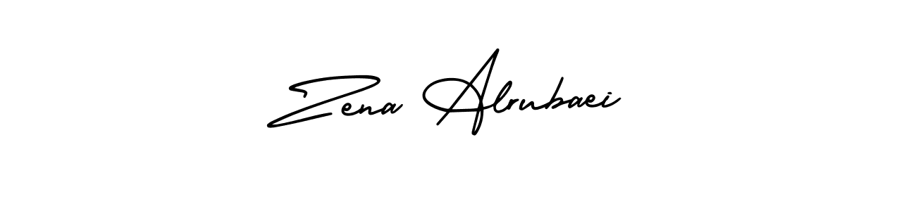 Also we have Zena Alrubaei name is the best signature style. Create professional handwritten signature collection using AmerikaSignatureDemo-Regular autograph style. Zena Alrubaei signature style 3 images and pictures png