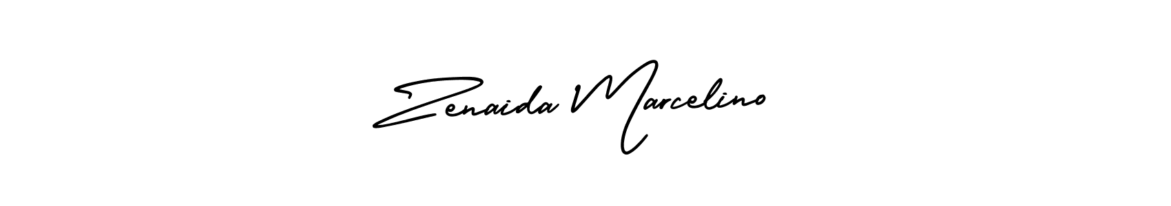 Also You can easily find your signature by using the search form. We will create Zenaida Marcelino name handwritten signature images for you free of cost using AmerikaSignatureDemo-Regular sign style. Zenaida Marcelino signature style 3 images and pictures png