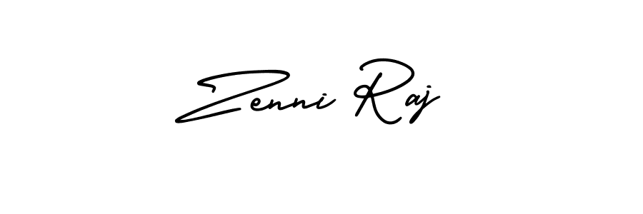 Also we have Zenni Raj name is the best signature style. Create professional handwritten signature collection using AmerikaSignatureDemo-Regular autograph style. Zenni Raj signature style 3 images and pictures png
