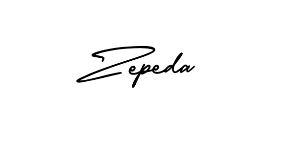 Design your own signature with our free online signature maker. With this signature software, you can create a handwritten (AmerikaSignatureDemo-Regular) signature for name Zepeda. Zepeda signature style 3 images and pictures png