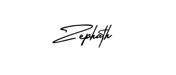 Make a beautiful signature design for name Zephath. With this signature (AmerikaSignatureDemo-Regular) style, you can create a handwritten signature for free. Zephath signature style 3 images and pictures png