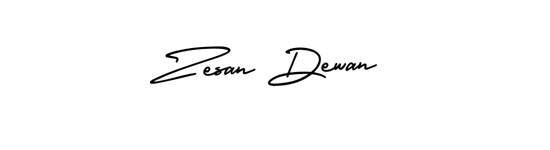 Also we have Zesan Dewan name is the best signature style. Create professional handwritten signature collection using AmerikaSignatureDemo-Regular autograph style. Zesan Dewan signature style 3 images and pictures png