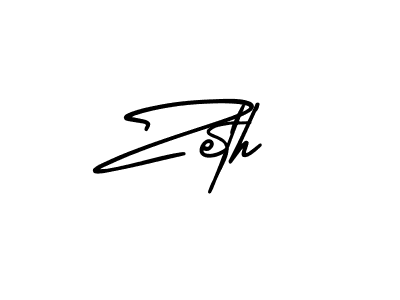 Best and Professional Signature Style for Zeth. AmerikaSignatureDemo-Regular Best Signature Style Collection. Zeth signature style 3 images and pictures png