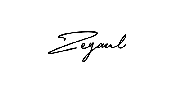 Also we have Zeyaul name is the best signature style. Create professional handwritten signature collection using AmerikaSignatureDemo-Regular autograph style. Zeyaul signature style 3 images and pictures png