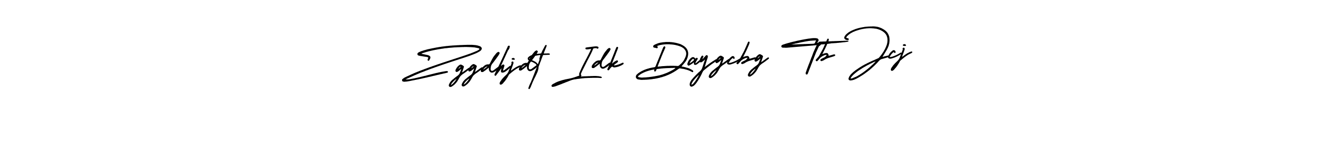 The best way (AmerikaSignatureDemo-Regular) to make a short signature is to pick only two or three words in your name. The name Zggdhjdt Idk Daygcbg Tb Jcj include a total of six letters. For converting this name. Zggdhjdt Idk Daygcbg Tb Jcj signature style 3 images and pictures png