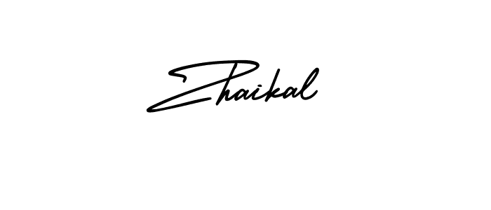 Use a signature maker to create a handwritten signature online. With this signature software, you can design (AmerikaSignatureDemo-Regular) your own signature for name Zhaikal. Zhaikal signature style 3 images and pictures png
