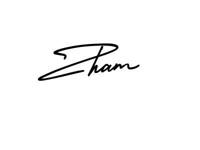 AmerikaSignatureDemo-Regular is a professional signature style that is perfect for those who want to add a touch of class to their signature. It is also a great choice for those who want to make their signature more unique. Get Zham name to fancy signature for free. Zham signature style 3 images and pictures png