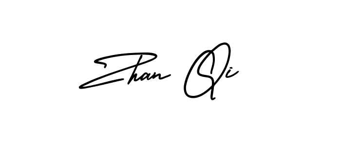 Also we have Zhan Qi name is the best signature style. Create professional handwritten signature collection using AmerikaSignatureDemo-Regular autograph style. Zhan Qi signature style 3 images and pictures png