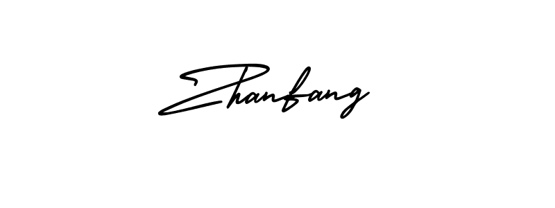 AmerikaSignatureDemo-Regular is a professional signature style that is perfect for those who want to add a touch of class to their signature. It is also a great choice for those who want to make their signature more unique. Get Zhanfang name to fancy signature for free. Zhanfang signature style 3 images and pictures png