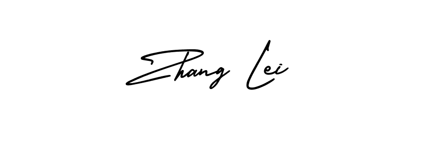 Use a signature maker to create a handwritten signature online. With this signature software, you can design (AmerikaSignatureDemo-Regular) your own signature for name Zhang Lei. Zhang Lei signature style 3 images and pictures png