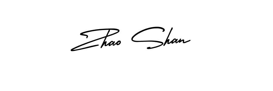 How to Draw Zhao Shan signature style? AmerikaSignatureDemo-Regular is a latest design signature styles for name Zhao Shan. Zhao Shan signature style 3 images and pictures png