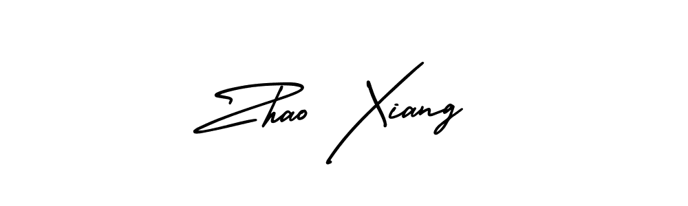 It looks lik you need a new signature style for name Zhao Xiang. Design unique handwritten (AmerikaSignatureDemo-Regular) signature with our free signature maker in just a few clicks. Zhao Xiang signature style 3 images and pictures png