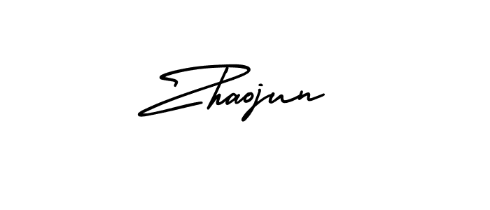 Also we have Zhaojun name is the best signature style. Create professional handwritten signature collection using AmerikaSignatureDemo-Regular autograph style. Zhaojun signature style 3 images and pictures png