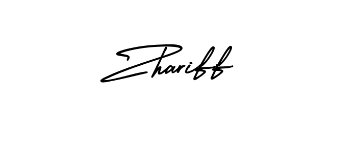 Once you've used our free online signature maker to create your best signature AmerikaSignatureDemo-Regular style, it's time to enjoy all of the benefits that Zhariff name signing documents. Zhariff signature style 3 images and pictures png