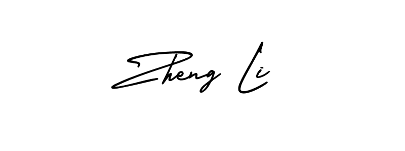 It looks lik you need a new signature style for name Zheng Li. Design unique handwritten (AmerikaSignatureDemo-Regular) signature with our free signature maker in just a few clicks. Zheng Li signature style 3 images and pictures png
