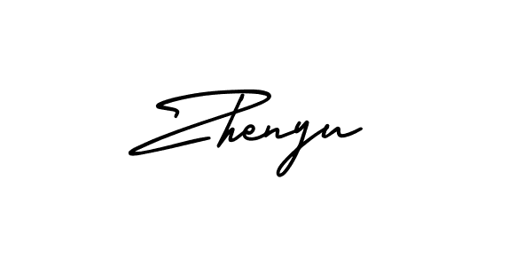 if you are searching for the best signature style for your name Zhenyu. so please give up your signature search. here we have designed multiple signature styles  using AmerikaSignatureDemo-Regular. Zhenyu signature style 3 images and pictures png