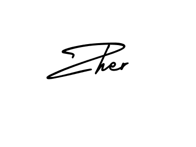 Best and Professional Signature Style for Zher. AmerikaSignatureDemo-Regular Best Signature Style Collection. Zher signature style 3 images and pictures png
