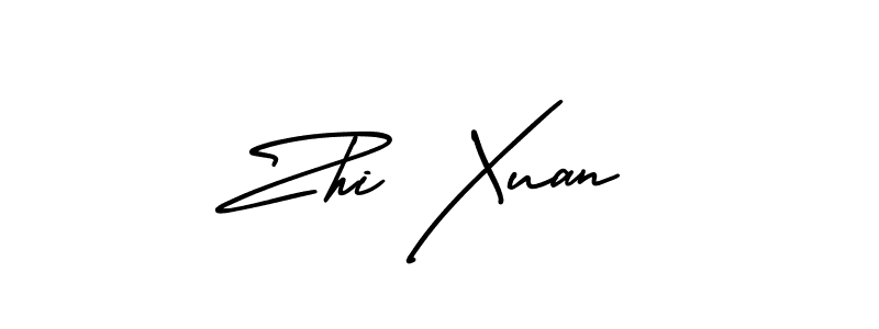 How to make Zhi Xuan signature? AmerikaSignatureDemo-Regular is a professional autograph style. Create handwritten signature for Zhi Xuan name. Zhi Xuan signature style 3 images and pictures png