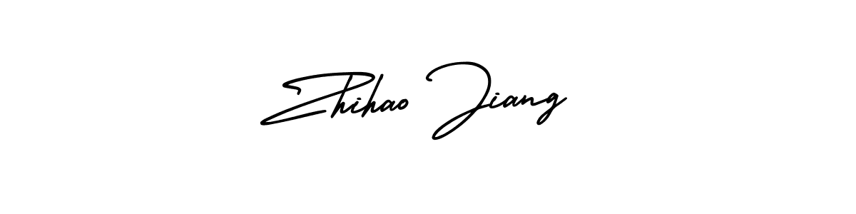 Also You can easily find your signature by using the search form. We will create Zhihao Jiang name handwritten signature images for you free of cost using AmerikaSignatureDemo-Regular sign style. Zhihao Jiang signature style 3 images and pictures png