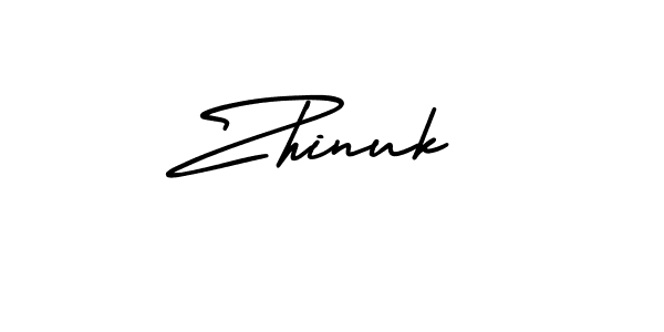Create a beautiful signature design for name Zhinuk. With this signature (AmerikaSignatureDemo-Regular) fonts, you can make a handwritten signature for free. Zhinuk signature style 3 images and pictures png