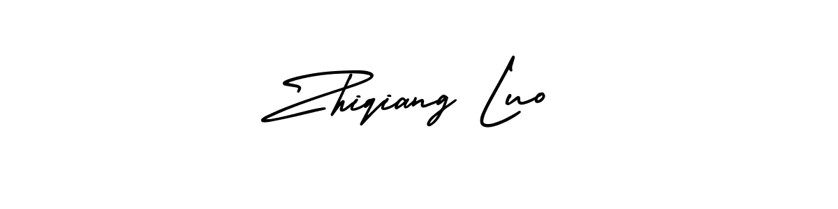 Also we have Zhiqiang Luo name is the best signature style. Create professional handwritten signature collection using AmerikaSignatureDemo-Regular autograph style. Zhiqiang Luo signature style 3 images and pictures png